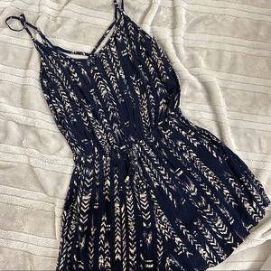 Navy Romper
